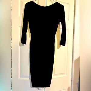 Veronica M stretch short open back dress size small